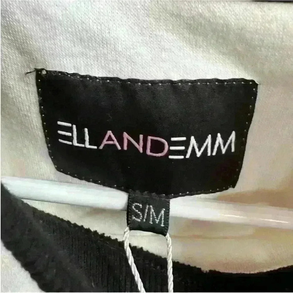 ELL AND EMM "Cha Cha" Terry Cloth Sweatshirt Top Size S/M NWT! - Picture 9 of 10